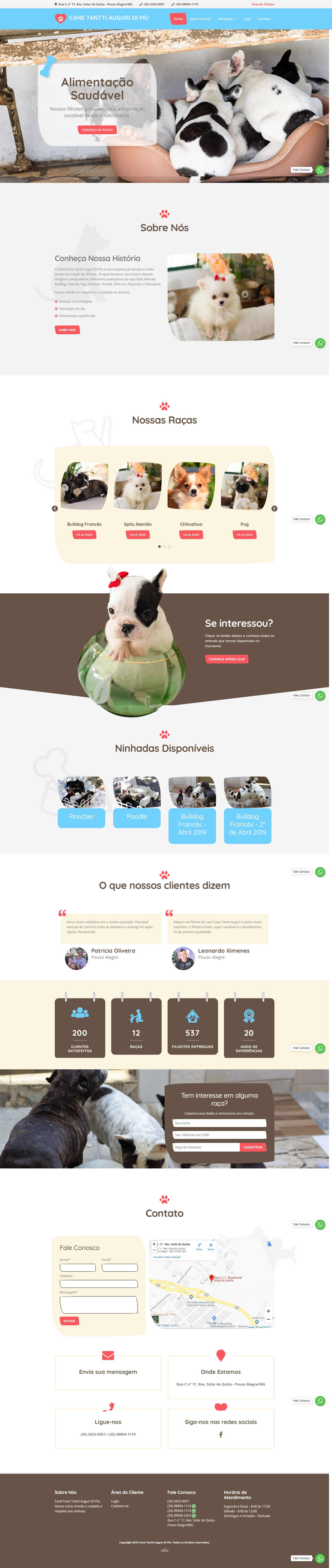 Apresentação do projeto Cane Tanti Auguri