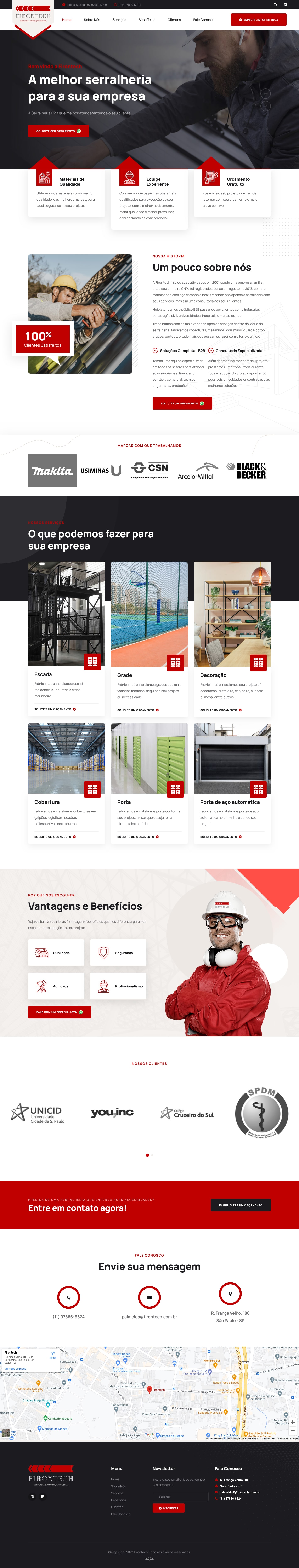 Apresentação do projeto Firontech