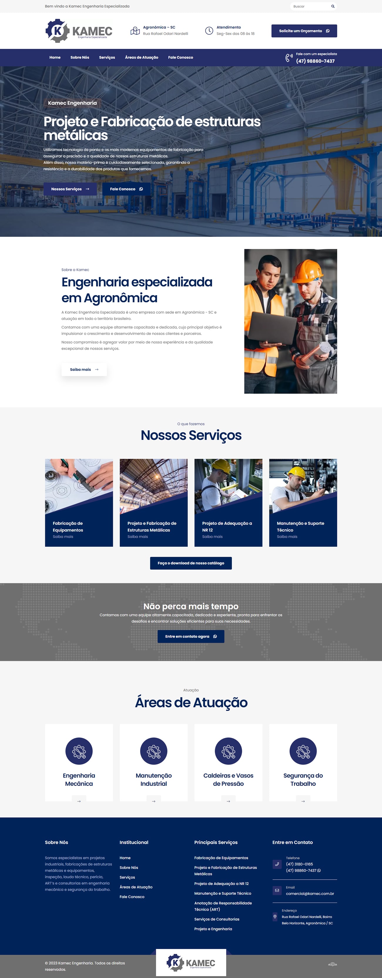Apresentação do projeto Kamec Engenharia