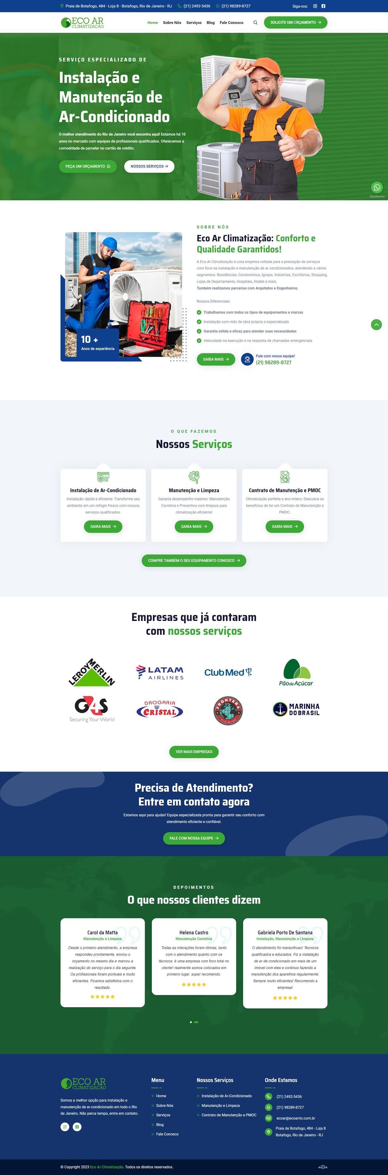 Apresentação do projeto Eco Ar Rio